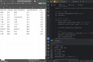1時間で完成！「通勤で排出するCO2量を計算するPythonプログラム」を書いてみた(ソースコード公開)